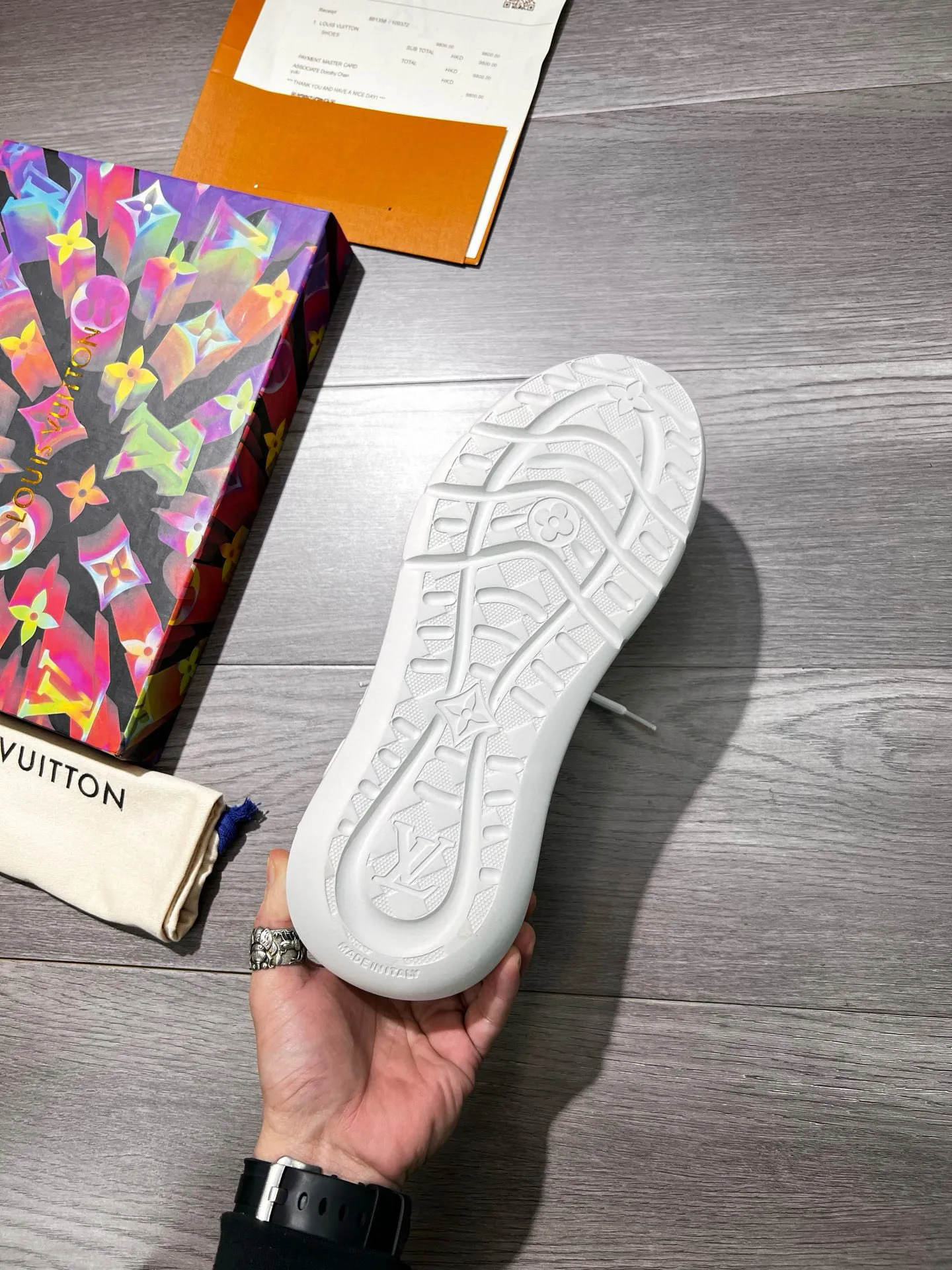 Ex-factory price: 460💰◾️▫️Lv~ Brand new low-cut men’s socks and shoes👟, made of special elastic knitted fabric consistent with the high-end original version, thickened and thickened to ensure multi-season practicality and wrinkle resistance, and will never deform or become loose after repeated stretching! It feels light and comfortable on your feet! Four colors available, Size: 38-45 (45 is custom-made and cannot be returned or exchanged)